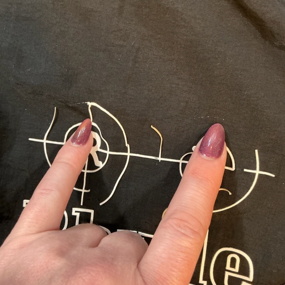 Rhude  Cross Hair Black Nylon Logo Shorts Men’s Medium Drawstring - Picture 5 of 11